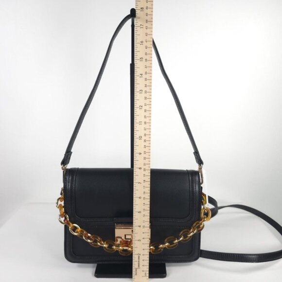 NWT ALDO Faux Leather Toggle‎ Closure Shoulder Bag & Crossbody Chain Detail - Picture 12 of 16